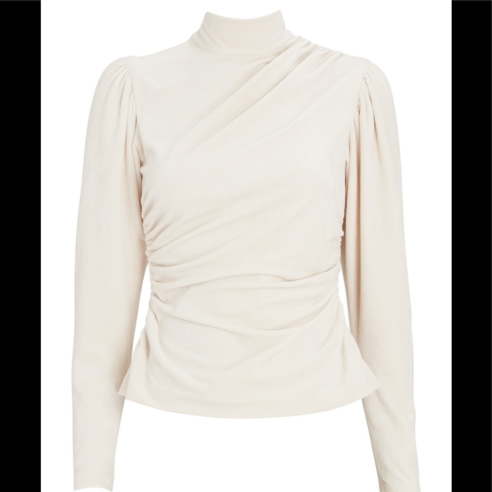 A.L.C. Joss Corduroy High Neck Top